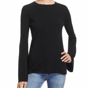 Aqua Black Crew Neck Sweater